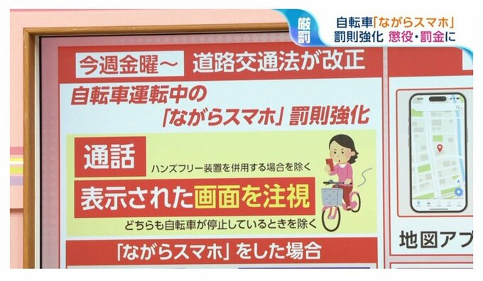11月から自転車ルール厳罰化「ながらスマホ」で懲役・罰金 「酒気帯び運転」も対象に【ひるおび】|TBS NEWS DIG
