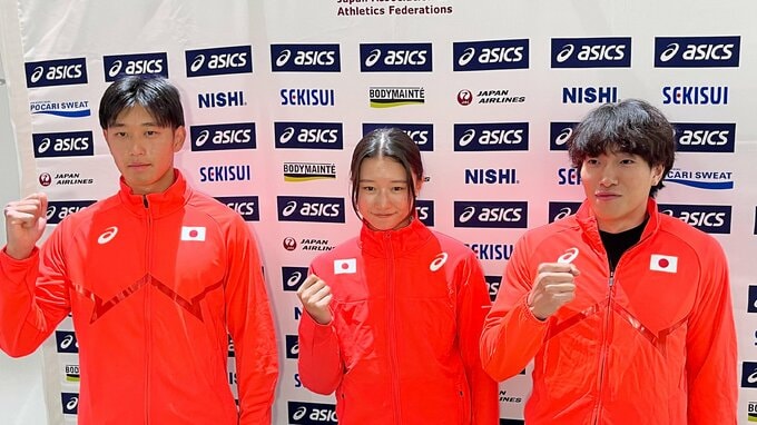 世界室内陸上へ日本代表が出発　110ｍH日本記録保持者・泉谷駿介は走幅跳で出場「東京世界陸上の標準を突破して2種目で」|TBS NEWS DIG