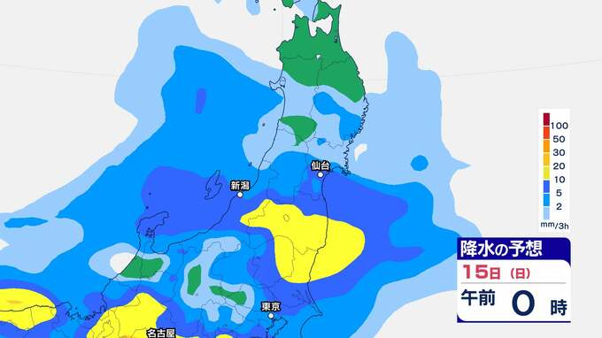 東北地方で梅雨入り…去年より9日早く　梅雨のない北海道を除き全国で梅雨入り【雨のシミュレーション 】　|　富山のニュース｜天気・防災｜チューリップテレビ