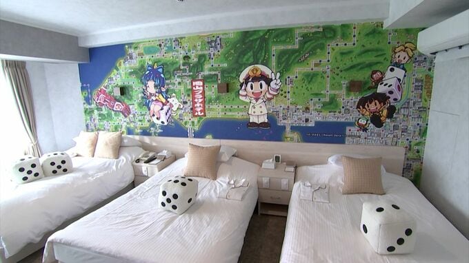ホテルに「桃太郎電鉄」をコンセプトにした特別ルームがお目見え　宿泊してゲームの世界観を楽しんで【岡山】|TBS NEWS DIG