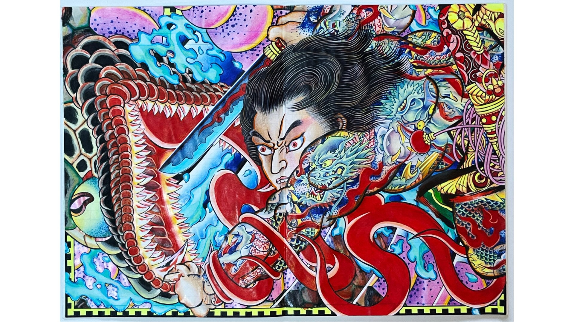 タイトル「教会の血肉の懺悔」抽象画 手描きアート Amazon.co.jp: 大津絵 色紙(肉筆) 鬼の寒念仏 (俳画風) : 文房具