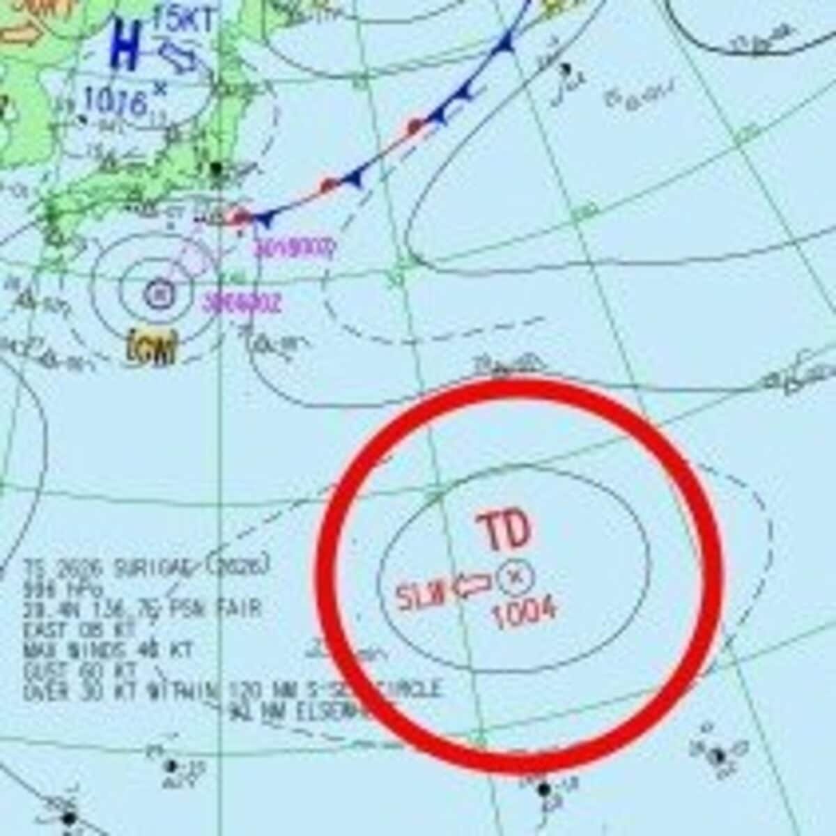 【気象情報】“台風のたまご”＝熱帯低気圧　南の海上をゆっくり西へ　【10月10日（…
