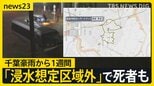 「人が水の中にいるのが見えて…」 ハザードマップの「浸水想定区域外」で起きた冠水被害で1人が亡くなった現場を取材　千葉豪雨から1週間【news23】|TBS NEWS DIG
