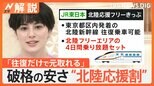「往復だけで元取れる」北陸をフリーきっぷで“お得旅” 最大50%割引「北陸応援割」石川の開始時期は未定【Nスタ解説】|TBS NEWS DIG