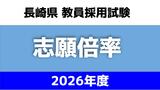 教員採用試験の倍率増“2.0倍”に 試験日程前倒し効果か【2026年度 長崎県・志願倍率一覧】 | 長崎のニュース | 天気 | NBC長崎放送