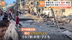 イスラエル戦闘開始9か月　3万8153人が死亡　うち7割が女性と子ども| TBS CROSS DIG with Bloomberg