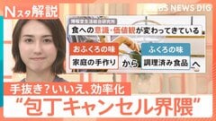 「早く家事終わらせたい」“包丁キャンセル界隈” 若者たちに浸透…手抜き？いいえ効率化なんです【Nスタ解説】| TBS CROSS DIG with Bloomberg