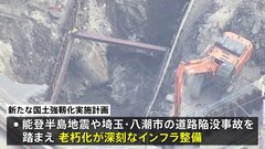 国土強靱化　政府が20兆円強の新計画　水道の老朽化対策を強化　能登地震・八潮陥没など踏まえ　災害に強い国づくり| TBS CROSS DIG with Bloomberg