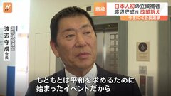 IOC会長選 “日本人初の立候補” 渡辺守成氏がJNNの取材に改革訴え　退任のバッハ会長は名誉会長に就任| TBS CROSS DIG with Bloomberg