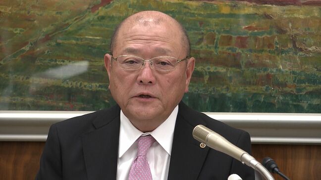 【新アリーナ】企業や個人からの寄付などで集める予定の50億円について「約6割のめどが立った」と岡山商工会議所の松田久会頭【岡山】|TBS NEWS DIG