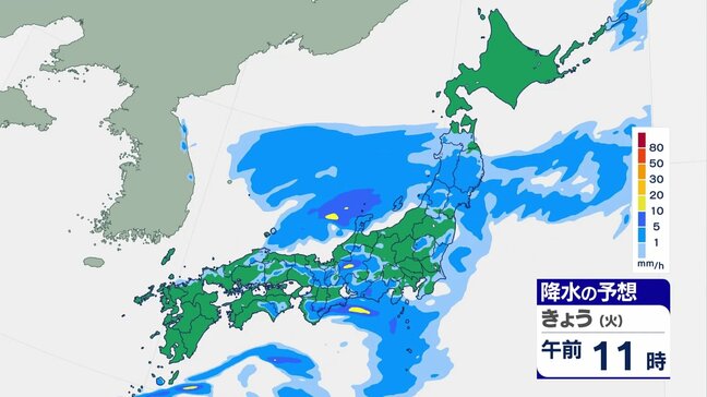 広い範囲で雨風強まり荒れた天気　太平洋側で激しい雨も　土砂災害などに警戒|TBS NEWS DIG
