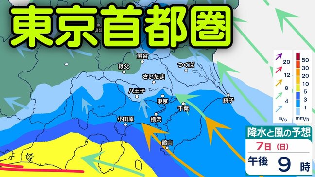 【東京首都圏】関東甲信梅雨入り、今後の天気は?東京・神奈川・千葉・埼玉・茨城、10日(水)まで関東地方1時間ごとの雨風シミュレーション【気象庁7日】|TBS NEWS DIG
