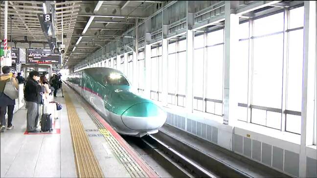 年末年始の東北新幹線の利用者 前年比3万人増 最大9連休と穏やかな天気の影響か|TBS NEWS DIG