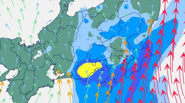 【関東甲信】15日夜遅くにかけ大気の状態が非常に不安定、16日も続く見込み　17日にかけて大雨のおそれ　【雨と風のシミュレーション・発雷確率】|TBS NEWS DIG