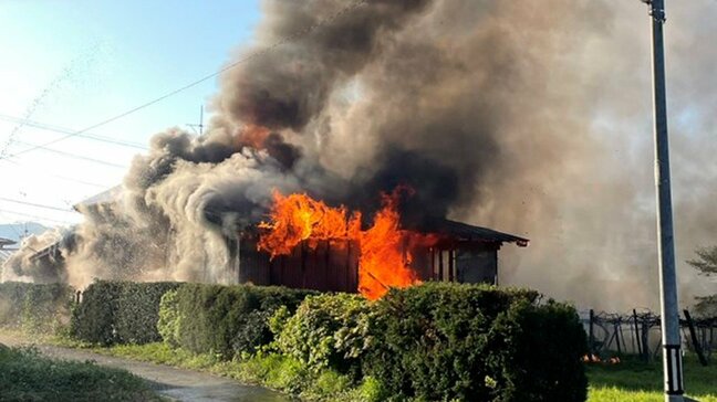 南陽市池黒の建物火災　4棟を焼く火災だったことが判明（山形）|TBS NEWS DIG