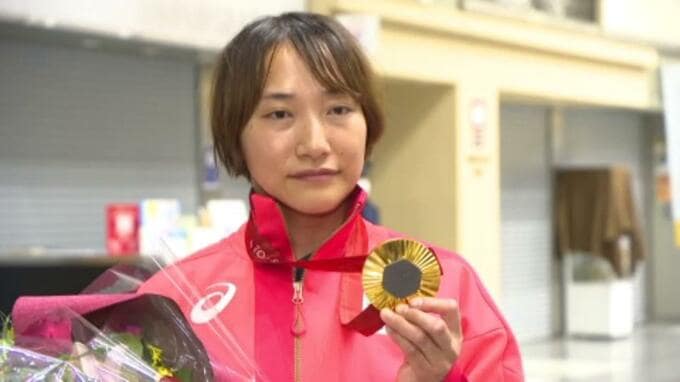 「ただいまー」パラ柔道 日本初の金メダル 廣瀬順子選手が松山に凱旋　|　愛媛のニュース - Nスタえひめ｜あいテレビは6チャンネル