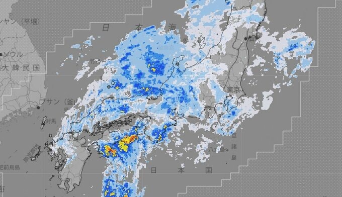 【大雨情報】西日本から東日本 24時間に多い所で降水量120mm～180mm予測…土砂災害・浸水に警戒【雨と風のシミュレーション】太平洋側の南向き斜面、沿岸部は特に雨量多くなるおそれ　|　富山のニュース｜天気・防災｜チューリップテレビ