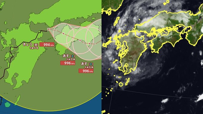 台風10号　なぜ予想以上に急速に弱くなった？ 九州接近時に “最強クラス” も…　一方で離れた所で “猛烈な雨”　弱まっても油断できず　|　RCC NEWS | 広島ニュース | RCC中国放送