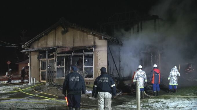 木造住宅を全焼する火事で1人死亡 40代男性と連絡取れず　|　石川県のニュース｜MRO北陸放送