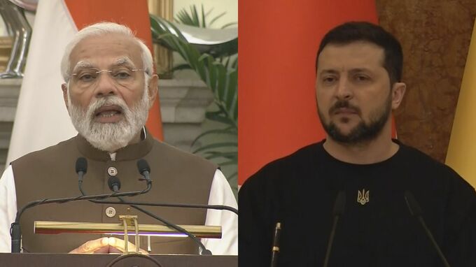 広島でインド・モディ首相とウクライナ・ゼレンスキー大統領が会談か　インドメディア報道|TBS NEWS DIG