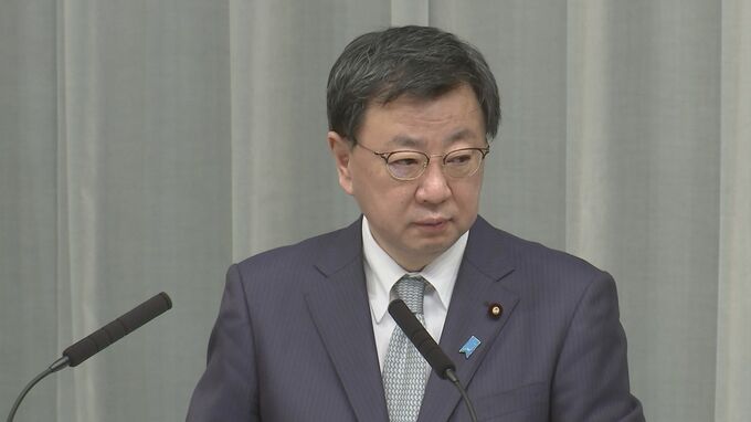 “異次元の少子化対策”財源で松野官房長官「消費税は当面触れない」