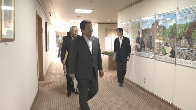 中間貯蔵施設建設計画めぐり　周辺５市町議長が村岡知事と面会　山口・上関町　|　山口のニュース・天気・防災｜tys NEWS｜ｔｙｓテレビ山口