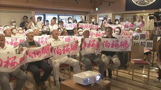 惜敗…伯桜鵬〝109年ぶり新入幕優勝〟ならず…故郷から市民らがエール　鳥取・倉吉市　|　BSSニュース | BSS山陰放送