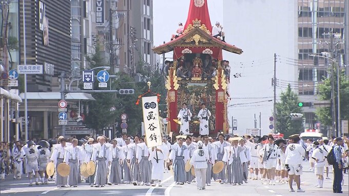 【猛暑日】祇園祭・前祭「山鉾巡行」の京都市で38.0℃　近畿地方の今年最も高い気温　22日ごろからは「かなりの高温」予報　|　MBSニュース | 関西の最新ニュースを分かりやすく。