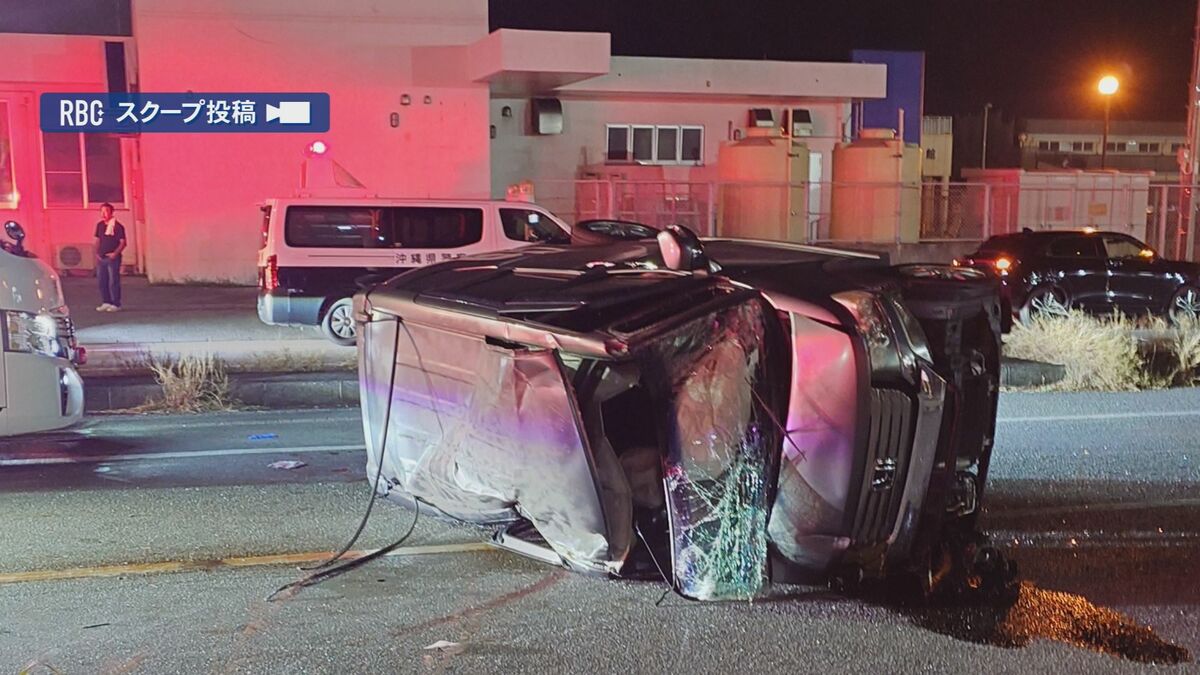 国道上で車同士が衝突する事故　軽乗用車の男性（58）が死亡　糸満市