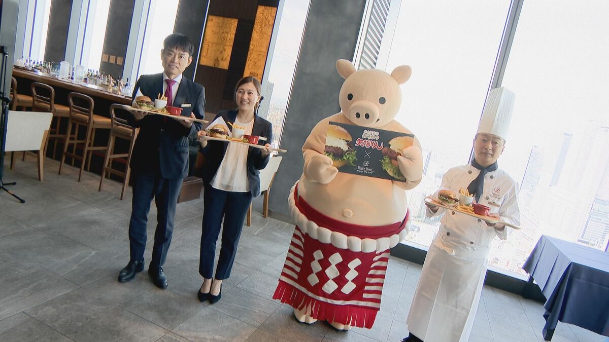 矢場とん×名古屋プリンスホテル コラボバーガー誕生！ タルタルソースと柚子胡椒の2種類  8月8日からスカイタワーで提供