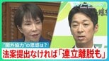 自維連立は波乱含み?絶対条件の「議員定数削減」所信表明で言及なし “大臣出さない”維新の思惑とは【サンデーモーニング】|TBS NEWS DIG
