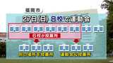 「運動会の日程を変更するか、投票所を別の場所にするか・・・」早期の解散・総選挙 対応に追われる学校と自治体 | 福岡のニュース|RKB NEWS|RKB毎日放送
