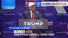 米大統領選　マイナス20度下回る記録的寒さ　共和党指名争い本格スタート　注目はまたトランプ氏| TBS CROSS DIG with Bloomberg