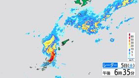 【速報】線状降水帯直前予測　奄美地方で3時間以内に発生する可能性　気象庁|TBS NEWS DIG