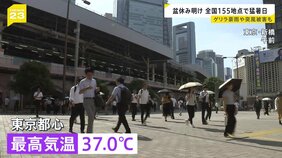 お盆休み明けは厳しい「残暑」 全国155地点で猛暑日に 関東ではゲリラ雷雨や突風被害も…暑さは来週月曜まで続く見込みか【news23】|TBS NEWS DIG