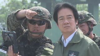 台湾・大規模軍事演習を頼清徳総統が視察「防衛力強化に努めて最大限支援していく」| TBS CROSS DIG with Bloomberg
