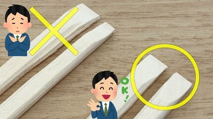 力学の専門家が説く「割り箸をキレイに割るコツ」 ポイントは「水平