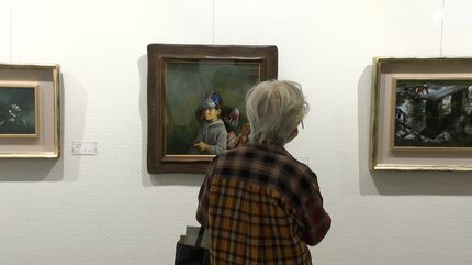 歌手の故・八代亜紀さんが師事 市川元晴さんの個展「風の情景」 10月28