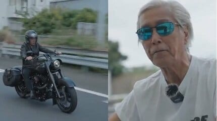 岩城滉一 】 “完成形かな” 愛車ハーレーを思い出のPAで語る “「うるせ