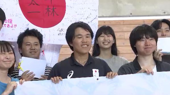 「俺が日本を勝たせます」ブラインドサッカー高校3年生の若きエース平林太一選手　パリパラリンピック出場へ母校で壮行会　|　SBC NEWS | 長野のニュース | SBC信越放送