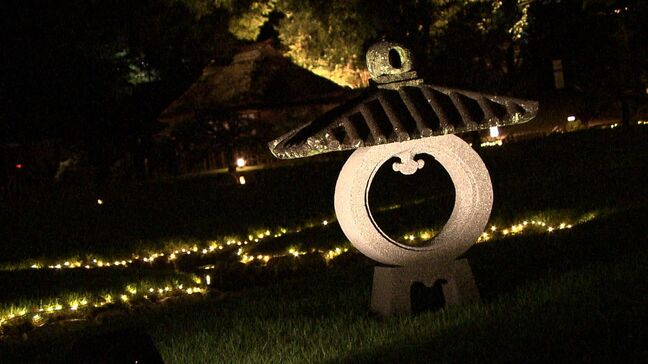 後楽園をライトアップする「春の幻想庭園」開幕　幻想的な雰囲気に　延養亭の南の二色が岡もライトアップ|TBS NEWS DIG