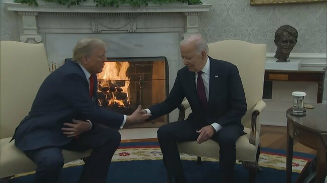 トランプ次期大統領がバイデン大統領と会談　トランプ氏「円滑な政権移行に感謝している」|TBS NEWS DIG