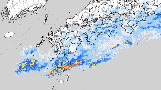 大雨情報　鹿児島県に線状降水帯発生　激しい雨が降り続く　気象庁が注意・警戒を呼びかけ|TBS NEWS DIG
