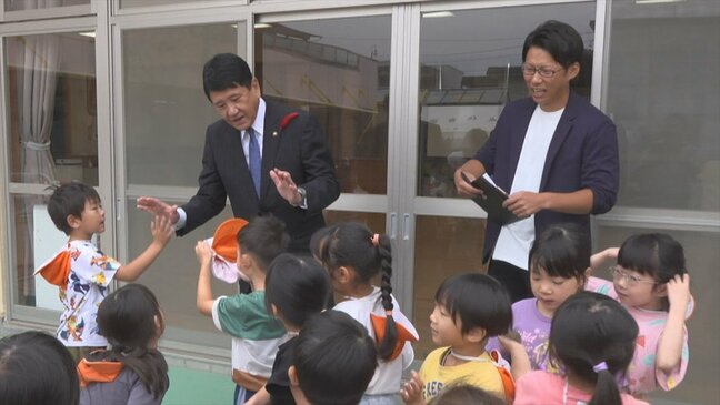 市長がこども園を訪問、園児と交流 現場の声を聞き課題の解決を支援へ 山梨・甲府市|TBS NEWS DIG