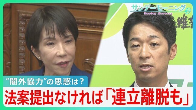 自維連立は波乱含み？絶対条件の「議員定数削減」所信表明で言及なし “大臣出さない”維新の思惑とは【サンデーモーニング】|TBS NEWS DIG