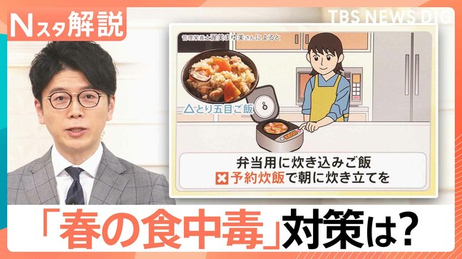 「春こそ食中毒に注意」管理栄養士が警鐘を鳴らす「やりがちNG習慣」【Nスタ解説】|TBS NEWS DIG