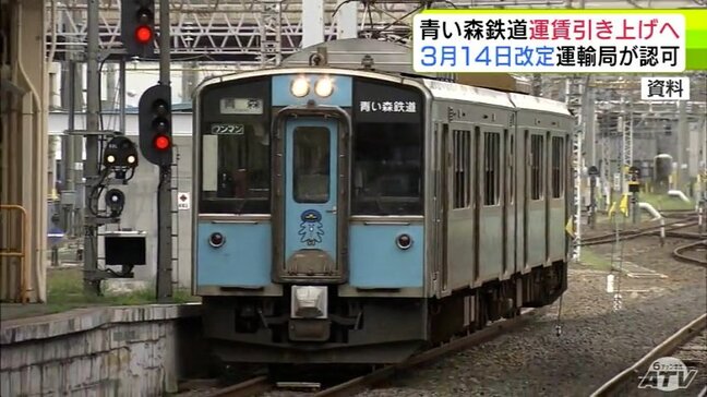 青い森鉄道が運賃引き上げへ　全線開業後で初めて　3月14日から改定|TBS NEWS DIG