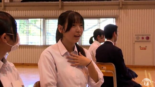 前向きに生きる力を育む 青森県三戸町の高校で「ふれあいミーティング」高校生・大学生・地域住民などがそれぞれ考える思いやりなどについて話し合う|TBS NEWS DIG