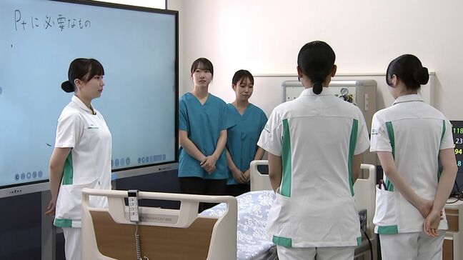 医療専門学校に病室を再現 シミュレーションルームで実践的な学びを 本格的な医療機器を設置【岡山】 |TBS NEWS DIG
