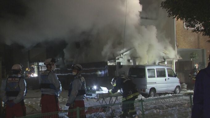 焼け跡から1人の遺体　鳥取市で民家全焼火災　この家に住む高齢女性と連絡とれず|TBS NEWS DIG